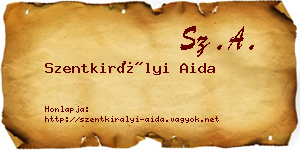 Szentkirályi Aida névjegykártya
